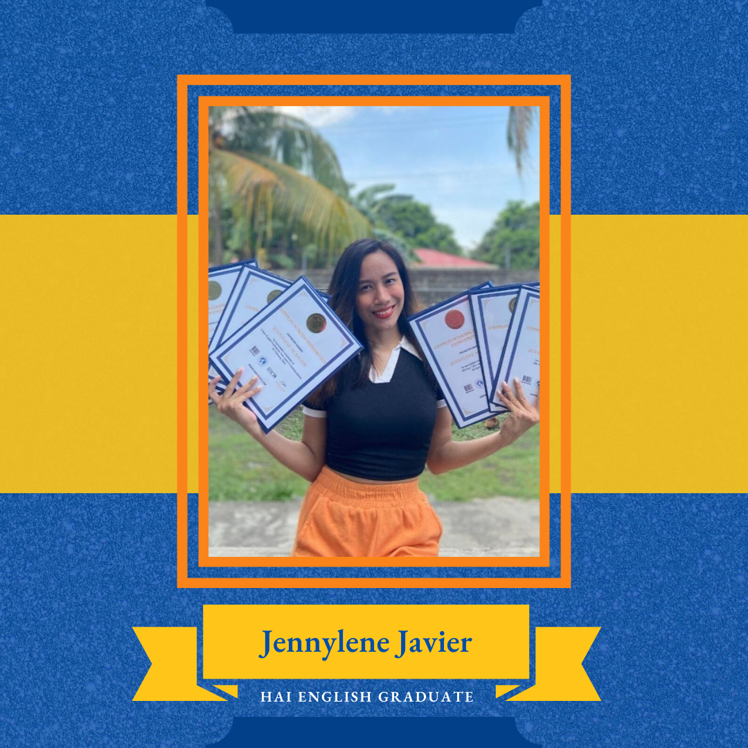 Jennylene Javier, Hai English Graduate